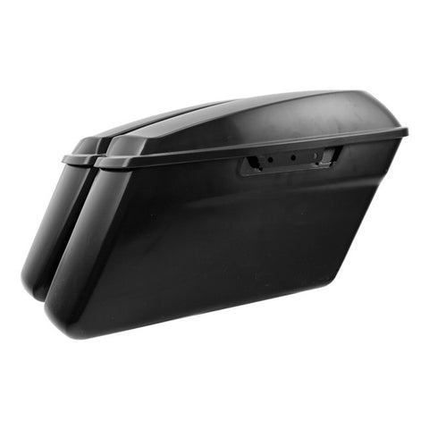 Custom Chrome Unpainted Hard Saddlebags Primer Black Fit For Harley Touring Road Glide 2014-up