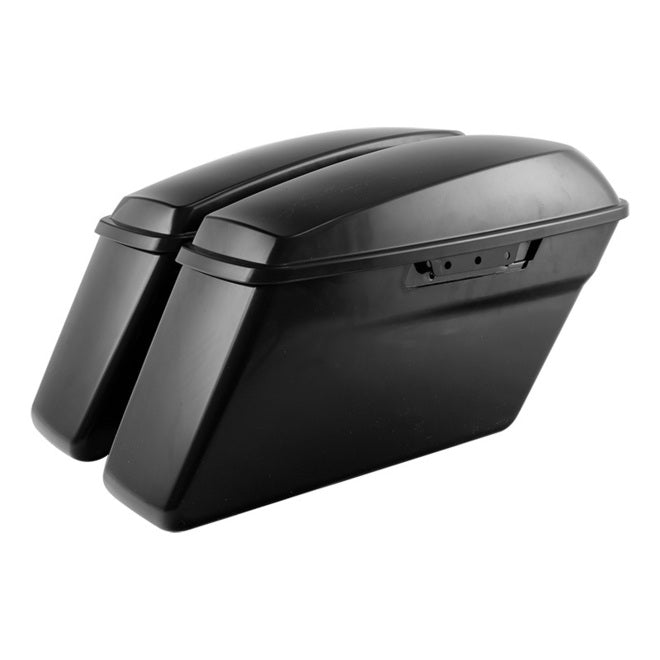 Custom Chrome Unpainted Hard Saddlebags Primer Black Fit For Harley Touring Road Glide 2014-up