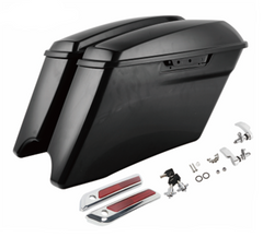 Custom Chrome Unpainted Hard CVO Extended Saddlebags Fit For Harley Touring FLTRX, FLHXS 2014-Later