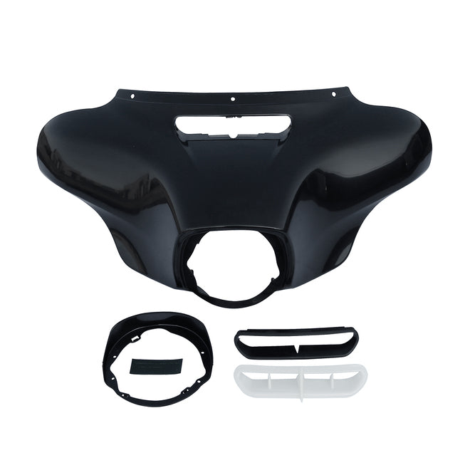 Custom Chrome Unpainted ABS Batwing Front Outer Fairing Fit For Harley Touring FLHXS FLHT 14+
