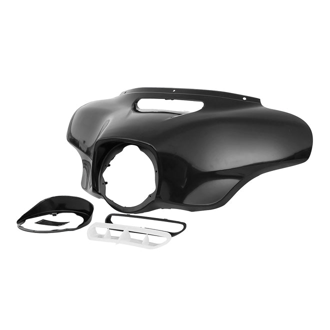 Custom Chrome Unpainted ABS Batwing Front Outer Fairing Fit For Harley Touring FLHXS FLHT 14+