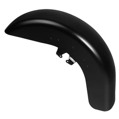 Custom Chrome Primer Black Front Fender Unpainted Fit For Harley Touring Street Road Glide 14+