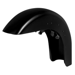 Custom Chrome Primer Black Front Fender Unpainted Fit For Harley Touring Street Road Glide 14+