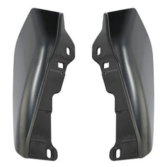 Custom Chrome Pair Mid-Frame Air Deflectors Unpainted Fit For Harley Touring Road King 2009-up