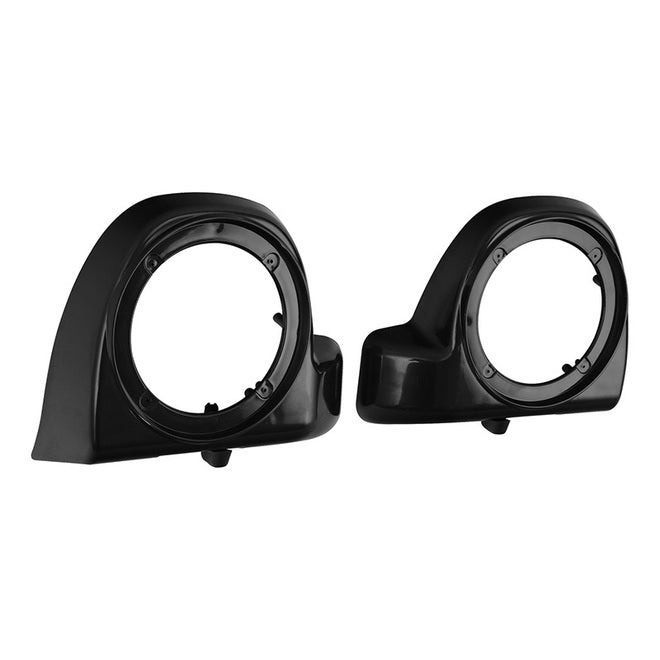 Custom Chrome Pair Lower Fairing Speaker Pods Unpainted for Harley Touring 2014+ Primered