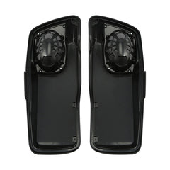 Custom Chrome 5"x7" Saddlebag Lid Speaker Grills Unpainted Fit For Harley Touring 14+ Primered