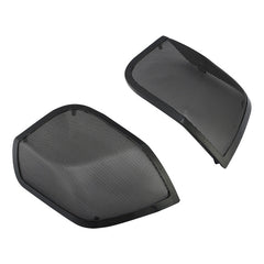 Custom Chrome Primer Black 5"x7" Saddlebag Lid Speaker Grills Fit For Harley Touring 2014-2024