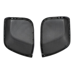Custom Chrome Primer Black 5"x7" Saddlebag Lid Speaker Grills Fit For Harley Touring 2014-2024