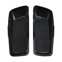 Custom Chrome Primer Black Hard Saddlebag Lids Unpainted Fit For Harley Touring Road Glide 14+