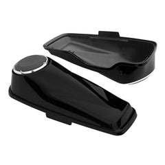 Custom Chrome CVO Saddlebag Lids w/ 6.5"Speaker Grills Unpainted For Harley Touring 14+