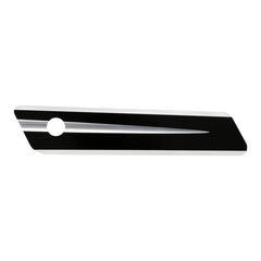 Custom Chrome Saddlebags Hinge Latch Covers Gloss Black Chrome Fit For Harley Touring Road King Glide 14-up