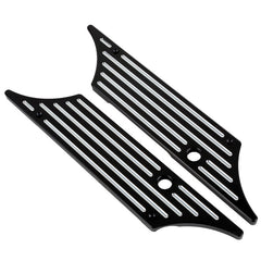 Custom Chrome Hard Saddlebag Latches Covers Face Gloss Black Fit For Harley Touring 1993-2013