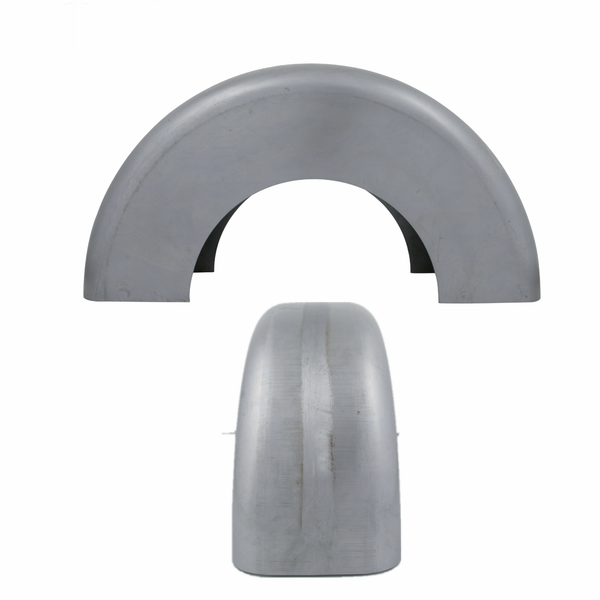 Custom 8-1/2" Wide Blank Steel Rear Fender Smooth 13-3/8" Radius For Harley 16" Wheel - Raw Unpainted