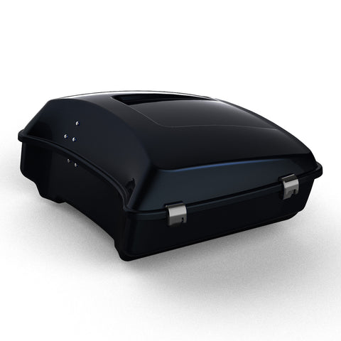 HR3 Mako Shark Fade 10.7" Chopped Style Touring Trunk Luggage For Harley Touring 2014-2024