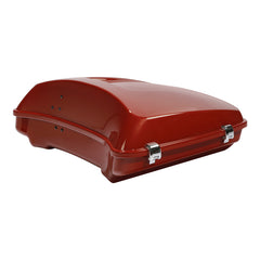 HR3 Pearl Red & Dark Alloy 5.5" Razor Style TTouring Trunk Luggage For 14-24 Touring