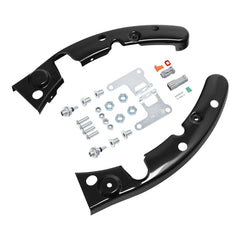 Cusomt Chrome CVO Style Smoke Lens LED Rear Fender System Fit For Harley Touring '09-'13
