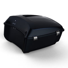 HR3 Mako Shark Fade 13.7" King Size Touring Trunk Luggage For 14-24 Harley Touring