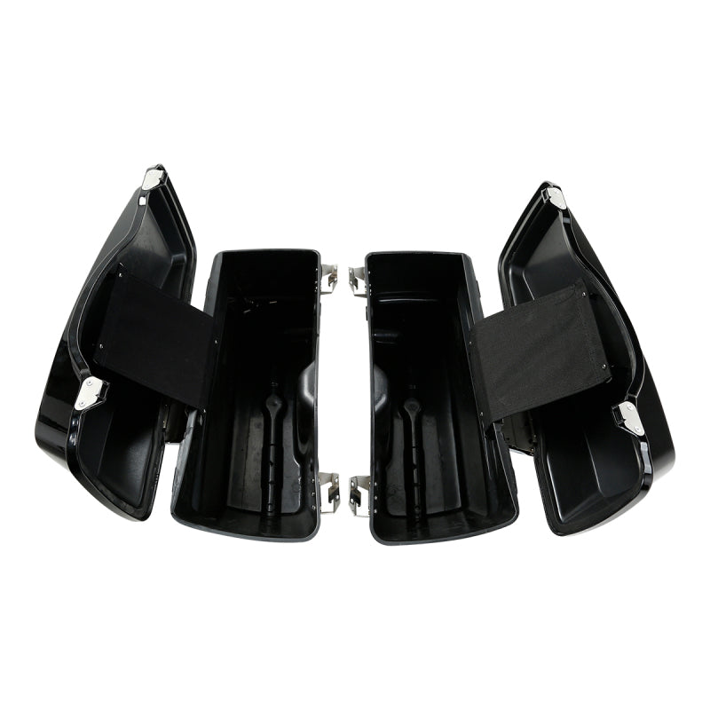 Custom Chrome Painted Hard Saddlebag Trunk & Lid Latch Fit For Harley touirng Electra Road Glide 93-13