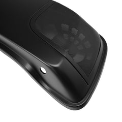 HR3 Black Denim CVO Saddlebag Lids With 5" x 7" Speaker Cutouts For Harley Touring 2014-2023