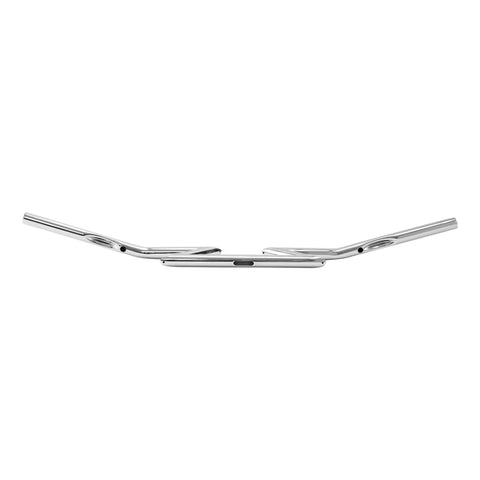 Jammer 1" Z Bar 4" Rise Dimpled Handlebar Chrome Fits For Harley Chopper Bobber Yamaha