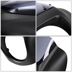 HR3 Carbon Fiber Black Denim Headlight Fairing & Windshield Fit For Harley Softail FXBB FXLR 2018-later