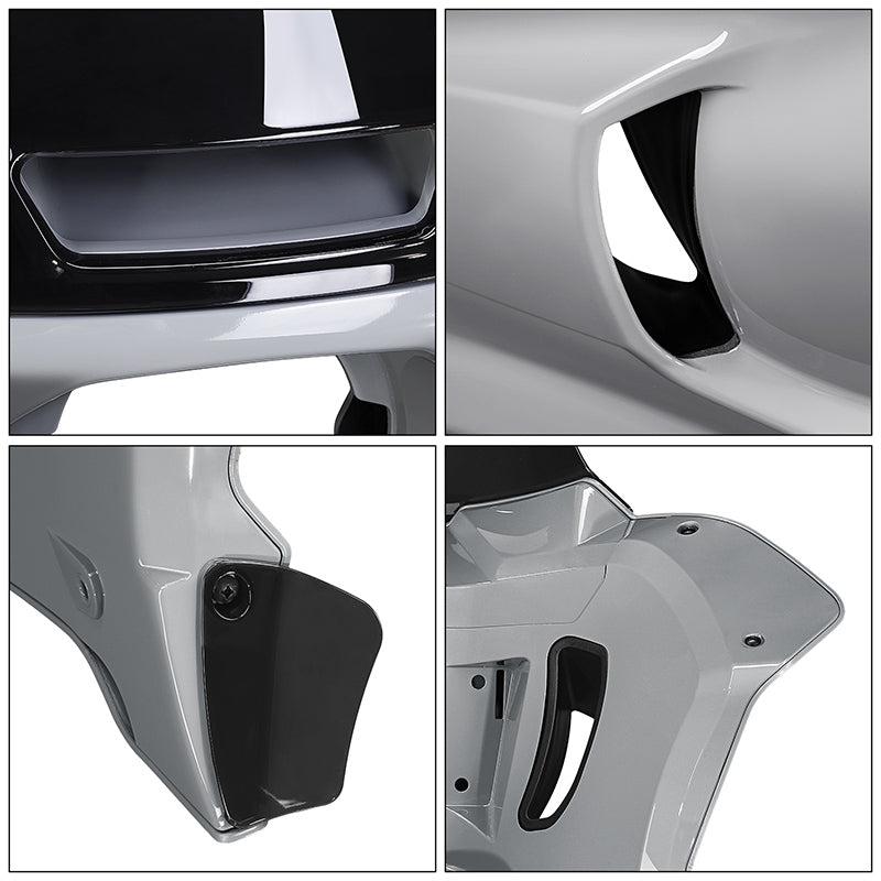 HR3 Low Rider Billiard Gray  Headlight Fairing & Black Windshield Fit For Harley Low Rider ST 2022-2024