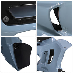 HR3 Low Rider Sharkskin Blue  Headlight Fairing & Black Windshield Fit For Harley Low Rider ST 2022-2024