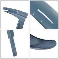 Custom Chrome Heavy-Duty Iron Front Mudguard Fender Fit for Harley Low Rider S FXLRS 2020-2026 & Low Rider ST FXLRST 2022-2026 (Sharkskin Blue)
