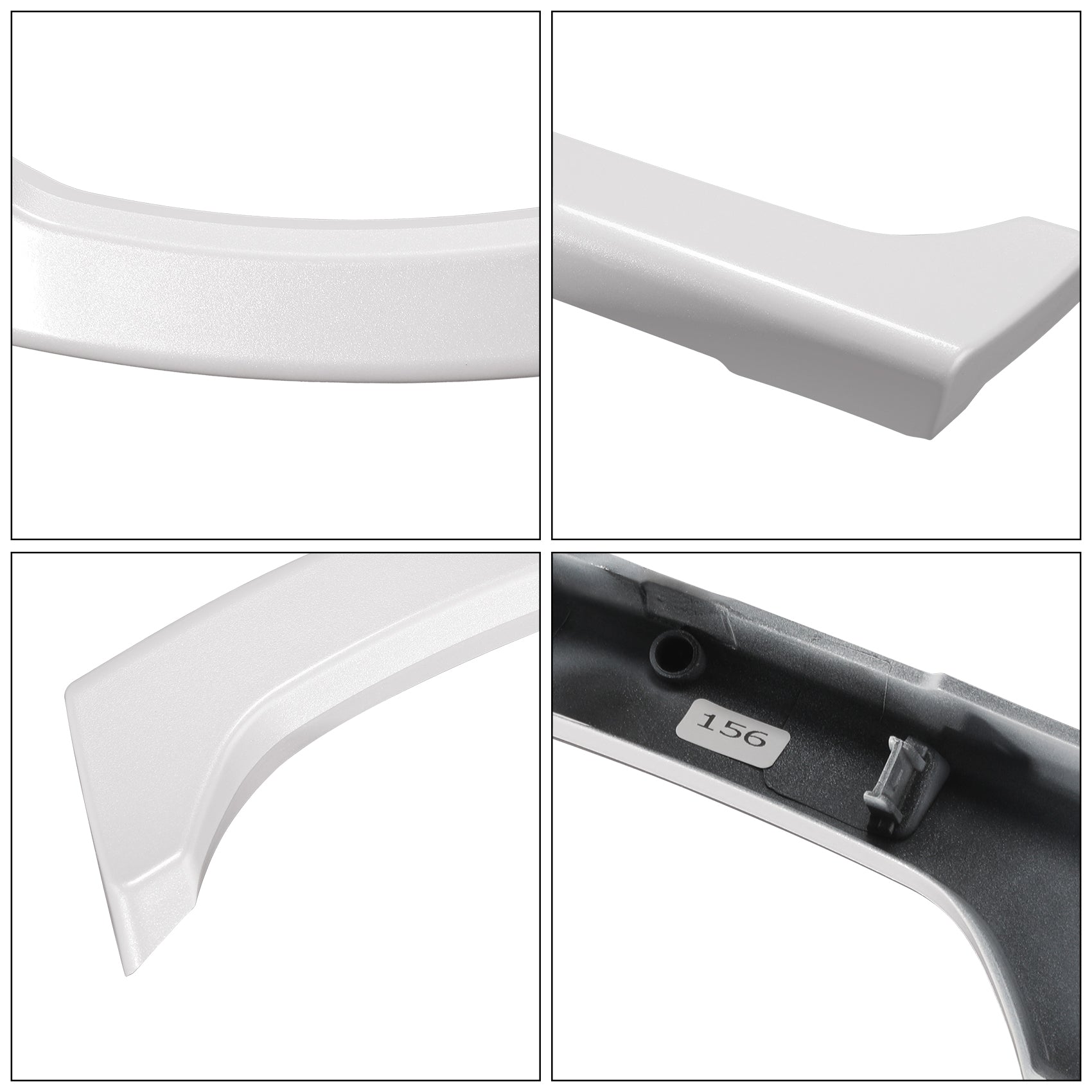 HR3 White Onyx Pearl  Front Fairing Trim for 2024 HD Street Glide