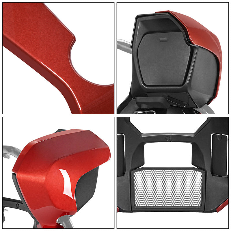 HR3 Whiskey Fire Vented Lower fairings Fits  for Harley CVO Road Glide 2023-2026