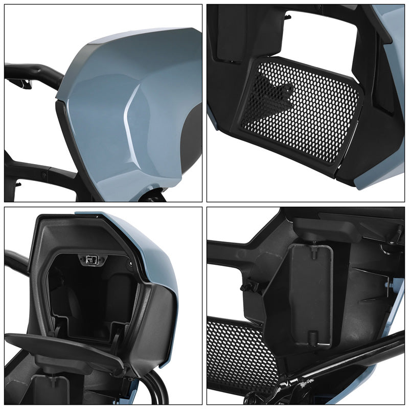 HR3 Vented Lower Fairings For Harley Road Glide Street Glide CVO Ultra 2023-2026