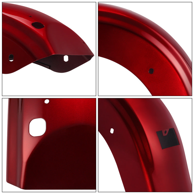 HR3 Velocity Red Sunglo Rear Fender Fit For Harley CVO Limited 16-23 Road Street Glide 09-23