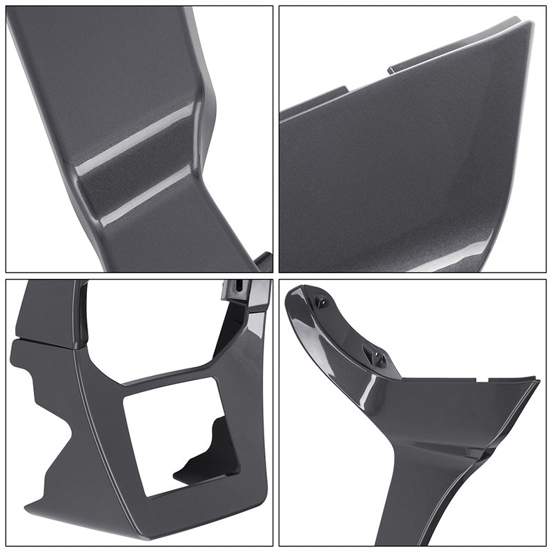 HR3 Gauntlet  Gray Metallic Spoiler Kit For Harley 2017-Later FLTRX, FLTRXS, FLTRXST models