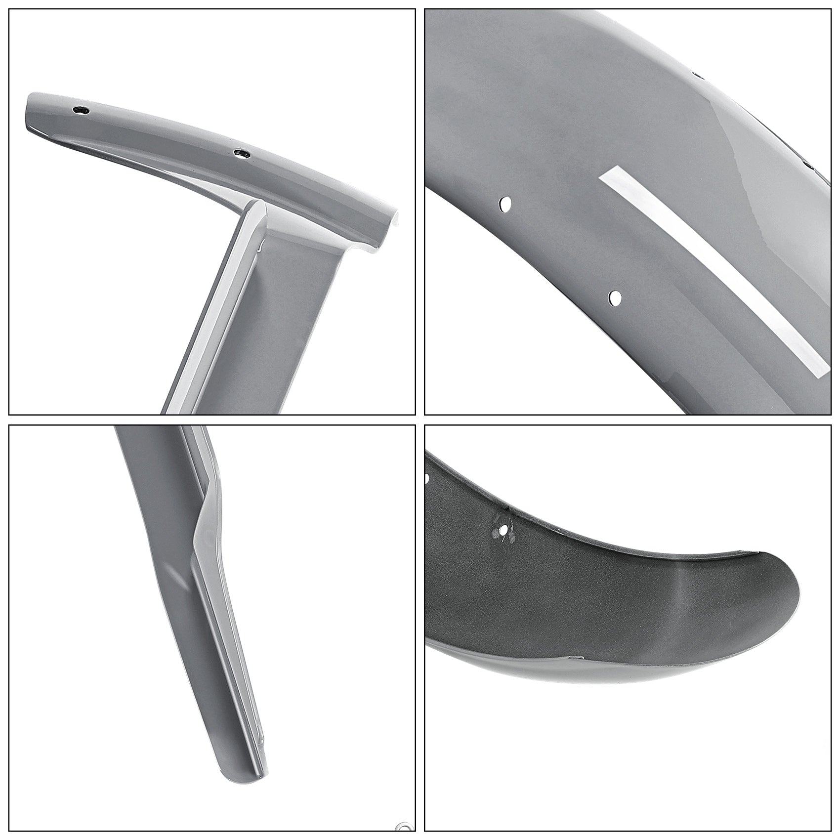 Custom Chrome Heavy-Duty Iron Front Mudguard Fender Fit for Harley Low Rider S FXLRS 2020-2026 & Low Rider ST FXLRST 2022-2026 (Billiard Gray)