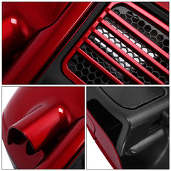 HR3 Velocity Red Sunglo 2017S Vented Lower Fairing Kit For Harley Touring Models 2014-2023 (Fits water cooled models)
