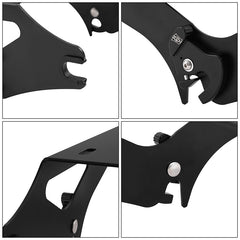 Detachable Tour Pack Mount Rack+Docking Hardware Kit Fit For Harley Touring 14+