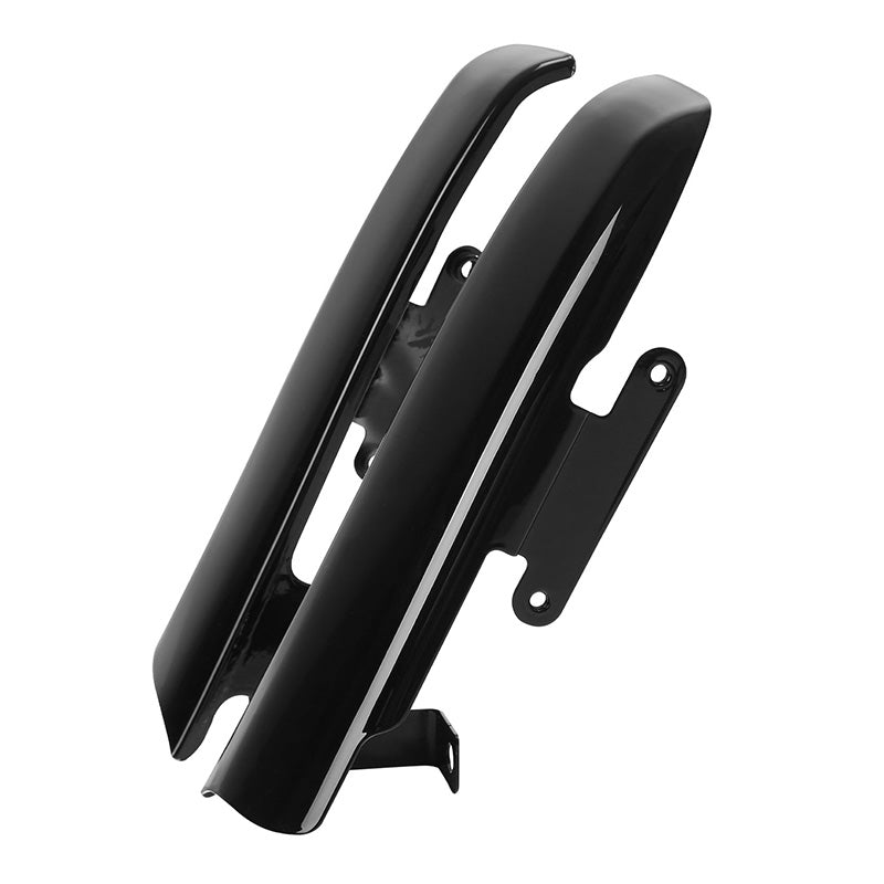HR3 Vivid Black Saddlebag Filler Strips For Harley Touring Models 14-24