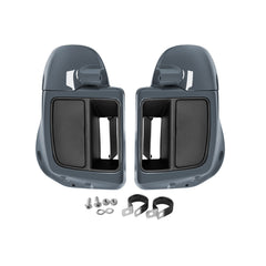 HR3 Gunship Gray Vented Lower Fairing Kit For Harley Touring models 2014-2024