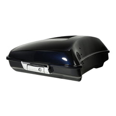 HR3 Midnight Blue 5.5" Razor Style Touring Trunk Luggage For 14-24 Harley Touring