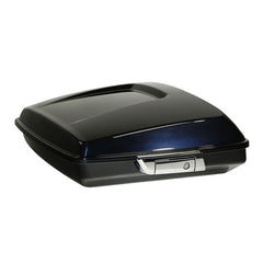HR3 Midnight Blue 5.5" Razor Style Touring Trunk Luggage For 14-24 Harley Touring