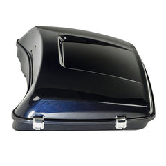 HR3 Midnight Blue 5.5" Razor Style Touring Trunk Luggage For 14-24 Harley Touring