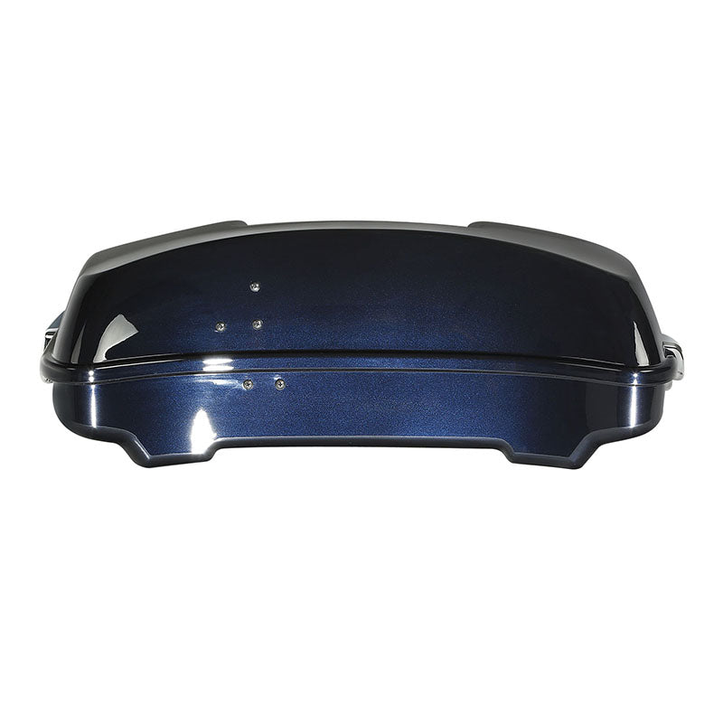 HR3 Midnight Blue 5.5" Razor Style Touring Trunk Luggage For 14-24 Harley Touring