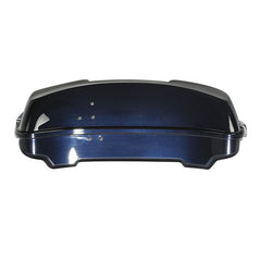 HR3 Midnight Blue 5.5" Razor Style Touring Trunk Luggage For 14-24 Harley Touring