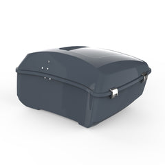 HR3 Gunship Gray 13.7" King Size Touring Trunk Luggage For 14-24 Harley Touring
