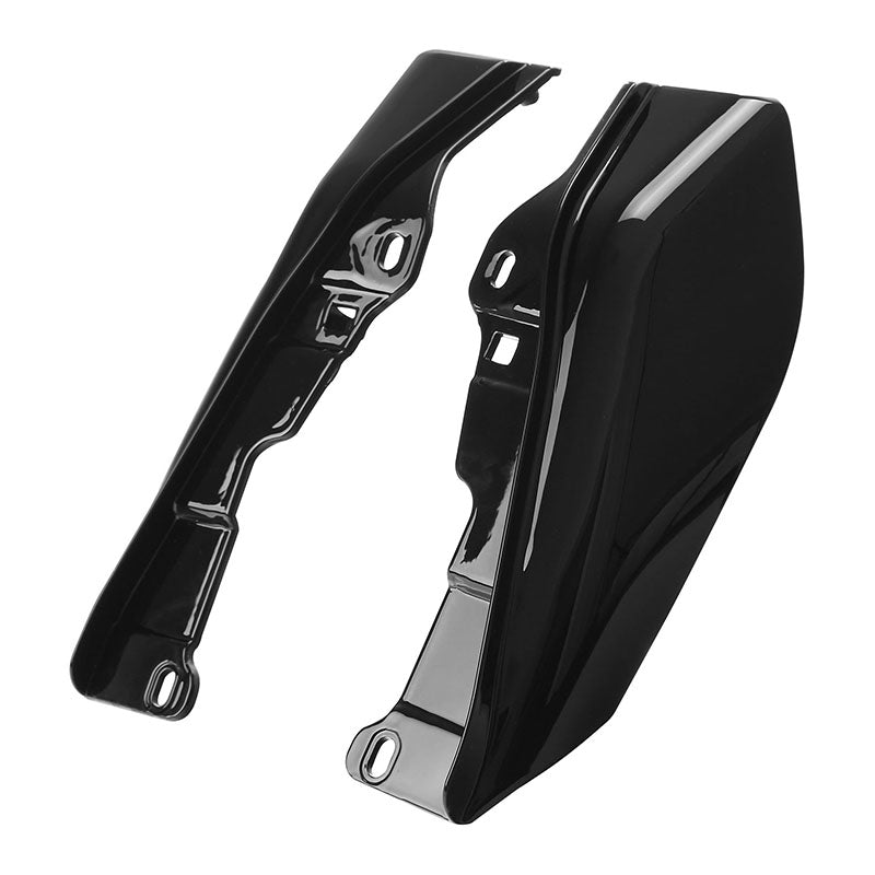 HR3 Vivid Black Mid-Frame Air Deflectors For Harley Touring and Trike Models 09-24
