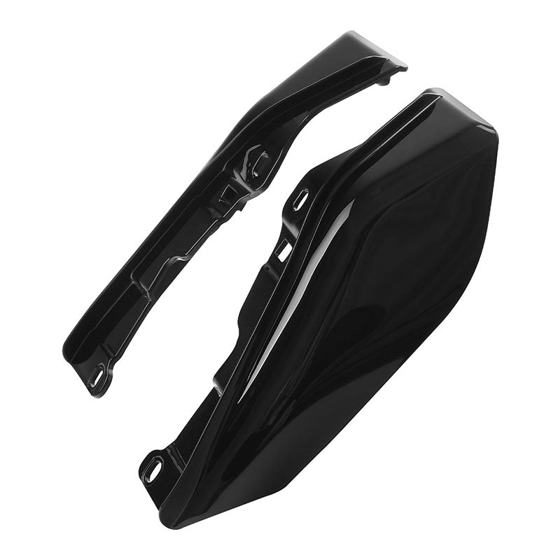 HR3 Vivid Black Mid-Frame Air Deflectors For Harley Touring and Trike Models 09-24