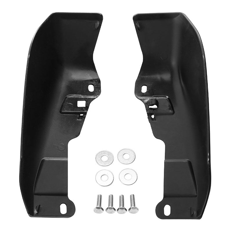 HR3 Vivid Black Mid-Frame Air Deflectors For Harley Touring and Trike Models 09-24