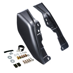 HR3 Gold / Black Geometric Shape Fade Mid Frame Air Heat Deflectors For Harley Touring and Trike Models 09-24
