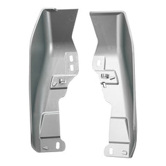 HR3 Midnight Blue / Barracuda Silver Mid Frame Air Heat Deflectors For Harley Touring and Trike Models 09-24