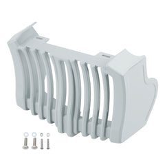 HR3 Apple Green / White Gray Harley Oil Cooler Cover For Harley Touring 2017-2023